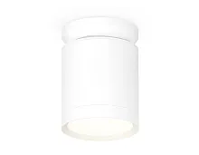 Светильник накладной XS8141015 Ambrella light белый 1 лампа, основание белое в стиле хай-тек круглый