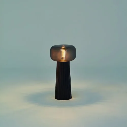 Настольная лампа Faro 7249 Mantra чёрная 1 лампа, основание чёрное полимер в стиле современный  фото 4