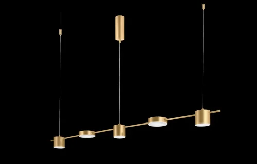 Светильник подвесной LED TRISTAN SP5 L1200 GOLD Crystal Lux золотой на 3 лампы, основание золотое в стиле современный хай-тек фото 3