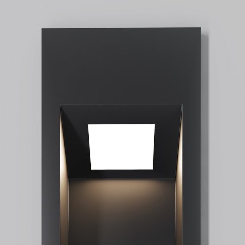 Встраиваемый светильник ЛЕД уличный Холм / Knoll O513SL-L4B3K Maytoni уличный IP65 чёрный на 1 лампу, плафон чёрный в стиле современный ЛЕД фото 5