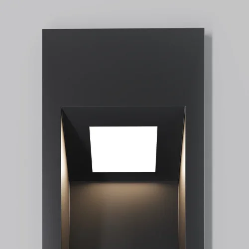 Встраиваемый светильник ЛЕД уличный Холм / Knoll O513SL-L4B3K Maytoni уличный IP65 чёрный на 1 лампу, плафон чёрный в стиле современный ЛЕД фото 5