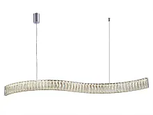 Светильник подвесной LED 8243/110 chrome Newport прозрачный 1 лампа, основание хром в стиле американский современный классический линейный