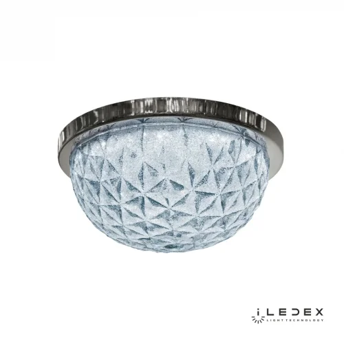 Светильник потолочный LED Bliss FOKD-68-351 CR iLedex прозрачный 1 лампа, основание хром в стиле современный хай-тек  фото 3