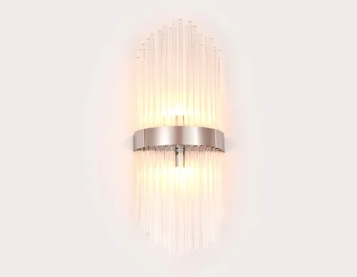 Бра Traditional TR5371 Ambrella light прозрачный на 2 лампы, основание хром в стиле классический  фото 3