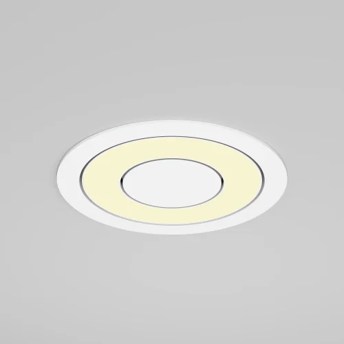 Светильник точечный LED Vector 2700K 12Вт 100° DL102-12W2.7K-W Maytoni белый на 1 лампу, основание белое в стиле современный хай-тек круглый фото 4