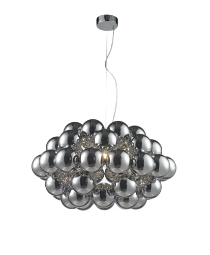 Светильник подвесной Baly 8826P/1 SL iLamp серебряный 1 лампа, основание серебряное в стиле арт-деко современный  фото 2