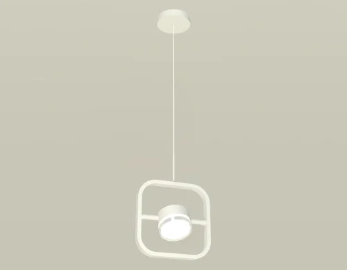Светильник подвесной XB9118157 Ambrella light белый 1 лампа, основание белое в стиле современный хай-тек 