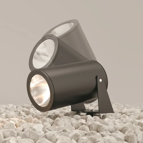 Прожектор LED Bern O050FL-L30GF3K Maytoni уличный IP65 графит на 1 лампу, плафон графит в стиле современный хай-тек LED фото 13