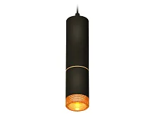 Светильник подвесной Techno spot XP6313020 Ambrella light чёрный 1 лампа, основание чёрное в стиле хай-тек модерн трубочки