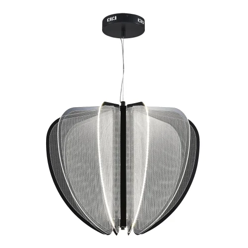 Светильник подвесной LED Fesale SL6509.403.01 ST-Luce прозрачный 1 лампа, основание чёрное в стиле современный  фото 3