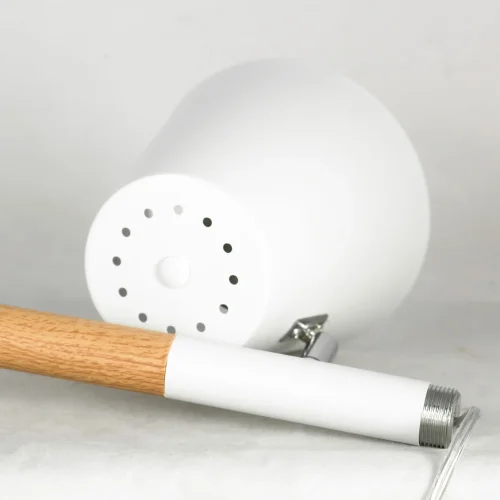 Торшер LSP-0628 Lussole  белый 2 лампы, основание бежевое белое в стиле современный
 фото 4