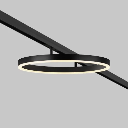 Трековый светильник Rim Exility 3000K 24Вт 120° TR227-2-24W3K-B Maytoni чёрный для шинопроводов серии Magnetic track system Exility чёрный фото 4
