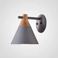 Настенный светильник NOD WALL Gray 178362-26 ImperiumLoft серый 1 лампа, основание серое в стиле современный скандинавский 