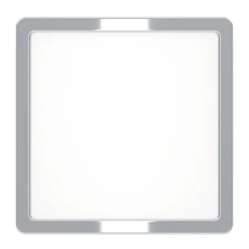 Светильник потолочный LED Fueva 901766 Eglo белый на 1 лампу, основание хром в стиле современный квадратный фото 5