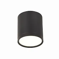 Светильник накладной LED Rene ST113.442.05 ST-Luce чёрный 1 лампа, основание чёрное в стиле хай-тек круглый