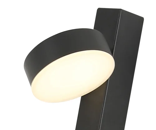 Бра LED Винетта 08422,19 Kink Light чёрный белый на 1 лампа, основание чёрное в стиле хай-тек 10086  фото 2