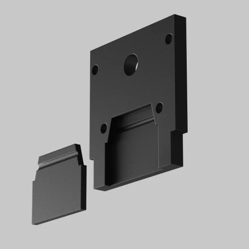 Торцевая заглушка для шинопровода ClipLine Exility, черная, 1шт. TRA034EC-SCCL-42B Maytoni чёрный в стиле хай-тек современный для светильников серии Magnetic track system Exility exility тонкая магнитная фото 3