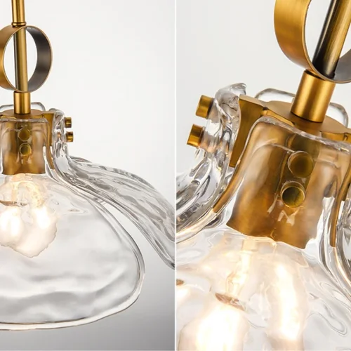 Светильник подвесной FLEUR C Прозрачный 179614-26 ImperiumLoft прозрачный 1 лампа, основание золотое в стиле современный лофт  фото 16