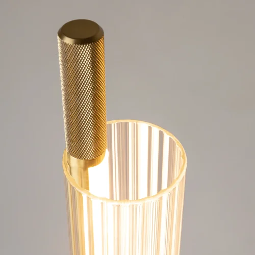 Настольная лампа LED Loom MOD258TL-L8BS3K Maytoni прозрачная 1 лампа, основание латунь металл в стиле современный хай-тек  фото 6
