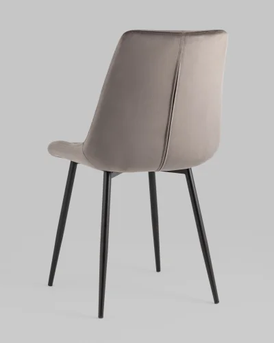 Стул Флекс New, велюр антрацитовый УТ000039289 Stool Group, антрацит/велюр, ножки/металл/чёрный, размеры - *830**** фото 6