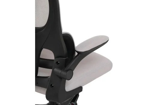 Компьютерное кресло Sprut light gray 15790 Woodville, серый/сетка, ножки/пластик/чёрный, размеры - *1270***640*670 фото 9