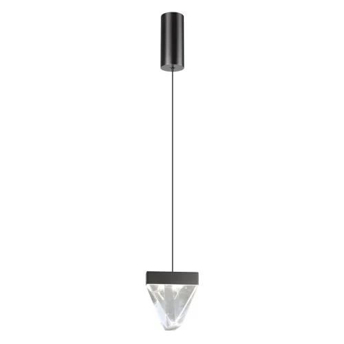 Светильник подвесной LED Ray 6677/5L Odeon Light прозрачный 1 лампа, основание чёрное в стиле современный  фото 3