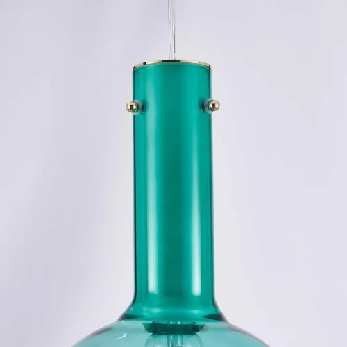 Светильник подвесной Alba 4101-1P Favourite прозрачный 1 лампа, основание белое в стиле современный шар фото 4