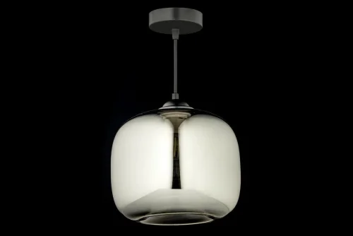 Светильник подвесной Dego E 1.P2 M Arti Lampadari чёрный серый 1 лампа, основание чёрное в стиле современный  фото 3