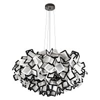 Люстра подвесная Слизия / Clizia 10231/780 Black LOFT IT чёрная белая на 5 ламп, основание в стиле 