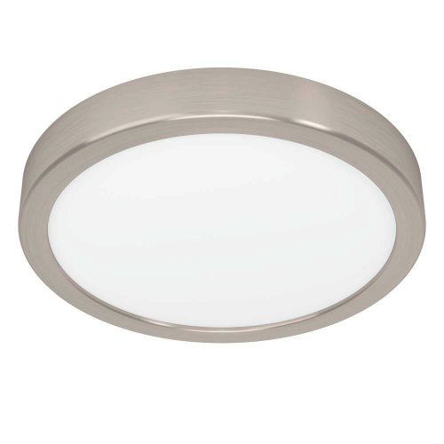 Светильник накладной LED Fueva 5 900584 Eglo белый 1 лампа, основание матовое никель в стиле современный круглый
