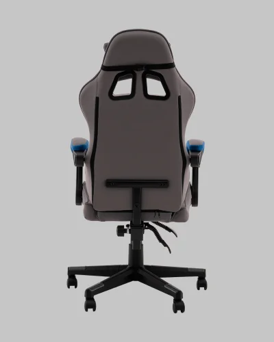 Кресло спортивное TopChairs Phantom, ткань, серо-голубой УТ000039475 Stool Group, серый/текстиль, ножки/полимер/чёрный, размеры - 1170*1270**** фото 5