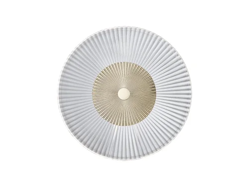 Бра LED 4543/A gold Newport прозрачный на 1 лампу, основание золотое в стиле американский современный 