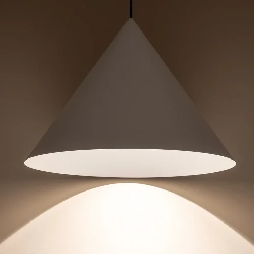 Светильник подвесной Zenith L 10872-NW Nowodvorski серый на 1 лампу, основание серое в стиле лофт фото 2