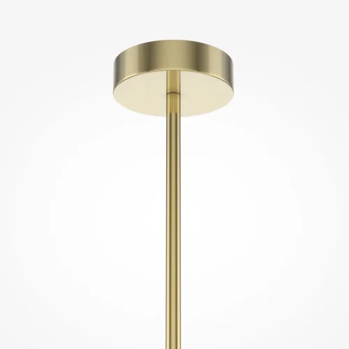 Люстра на штанге Lira MOD483PL-08BS Maytoni белая на 8 ламп, основание латунь в стиле современный фото 4