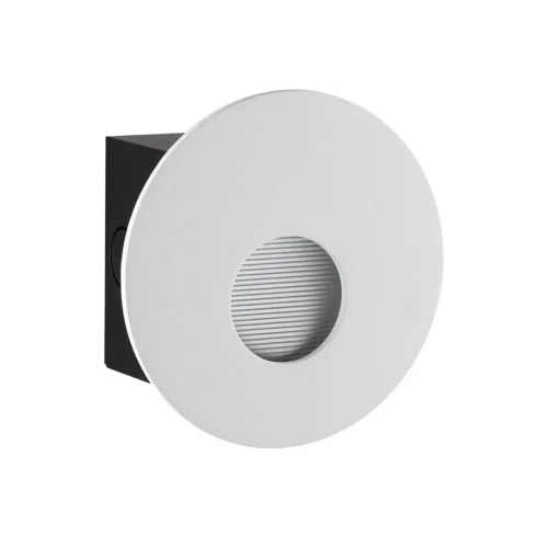 Светильник точечный Escala 7166/3WL Odeon Light белый на 1 лампу, основание белое в стиле классический современный подсветка для лестниц и ступеней