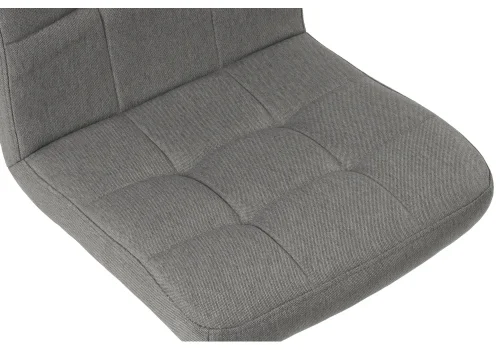 Барный стул Paskal grey 11879 Woodville, серый/ткань, ножки/металл/хром, размеры - *1110***440*500 фото 7