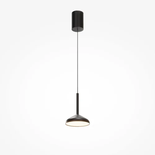 Светильник подвесной LED MOD451PL-L8B3K Vita Maytoni чёрный на 1 лампу, основание чёрное в стиле современный хай-тек лифтовый механизм фото 3