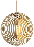 Светильник подвесной 555-716-01 Velante коричневый бежевый 1 лампа, основание коричневое бежевое в стиле кантри 