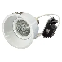 Светильник точечный DOMINO ROUND 214606 Lightstar белый 1 лампа, основание белое в стиле хай-тек 