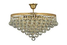 Люстра хрустальная потолочная Castellana E 1.3.46.501 G Arti Lampadari прозрачная без плафона на 6 ламп, основание золотое в стиле классический Люстра хрустальная потолочная Castellana E 1.3.46.501 G Arti Lampadari прозрачная без плафона на 6 ламп, основание золотое в стиле классический