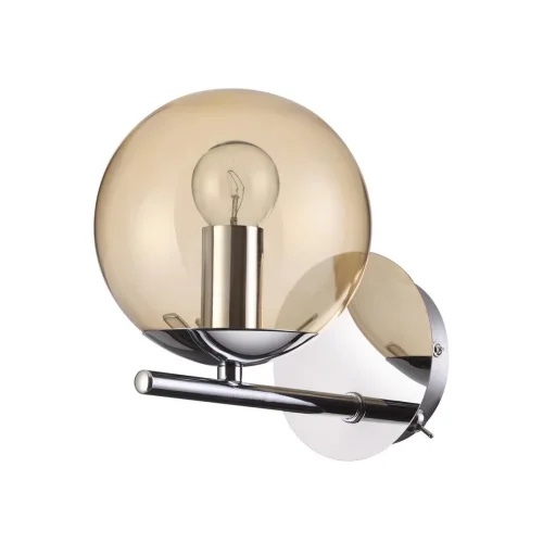 Бра Sierra 4454/1WA Lumion янтарный на 1 лампа, основание хром в стиле современный хай-тек  фото 2