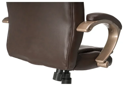 Компьютерное кресло Palamos brown 15074 Woodville, коричневый/экокожа, ножки/пластик/коричневый, размеры - *1140***630*720 фото 5