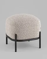 Пуф Стоун ткань букле серо-бежевый УТ000040003 Stool Group на 1 , основание в стиле современный 