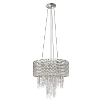 Люстра подвесная Opera 10406/500 LOFT IT никель на 6 ламп, основание никель в стиле арт-деко  Люстра подвесная Opera 10406/500 LOFT IT никель на 6 ламп, основание никель в стиле арт-деко