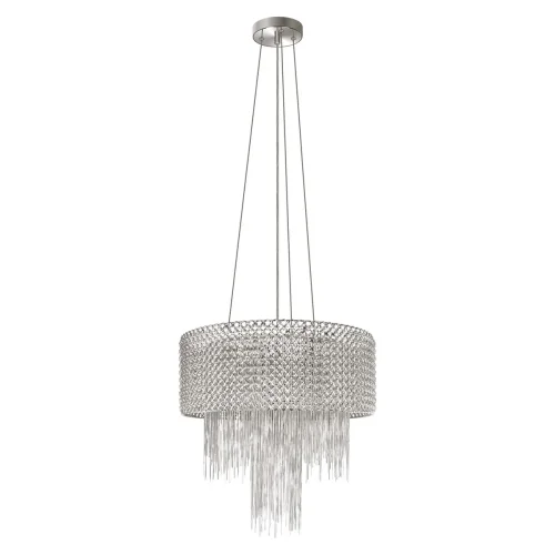 Люстра подвесная Opera 10406/500 LOFT IT никель на 6 ламп, основание никель в стиле арт-деко 