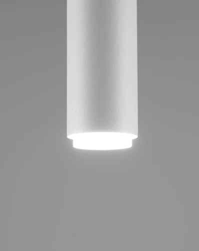 Светильник подвесной LED Rin V10900-PL Moderli белый 1 лампа, основание белое в стиле современный трубочки фото 5