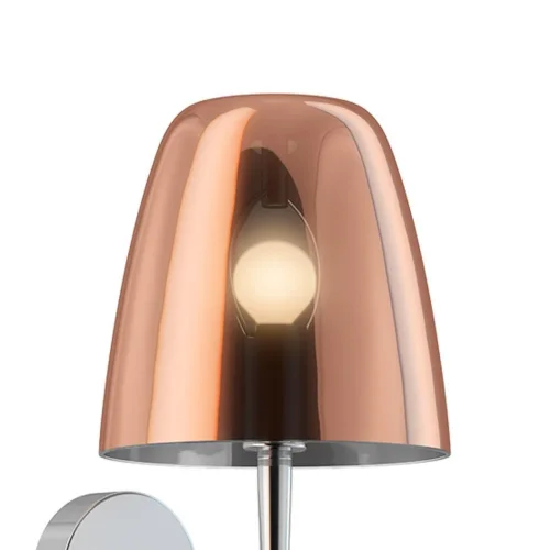 Бра Seta 2960-1W Favourite медь на 1 лампа, основание хром в стиле современный  фото 3