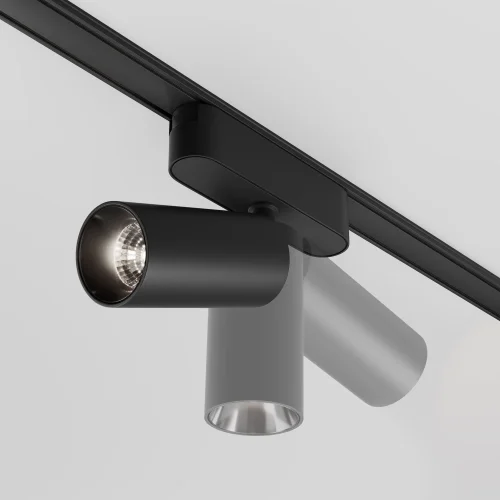 Трековый светильник магнитный LED Magnetic track system Radity TR103-1-12W4K-M-B Maytoni чёрный для шинопроводов серии Magnetic track system Radity чёрный фото 4