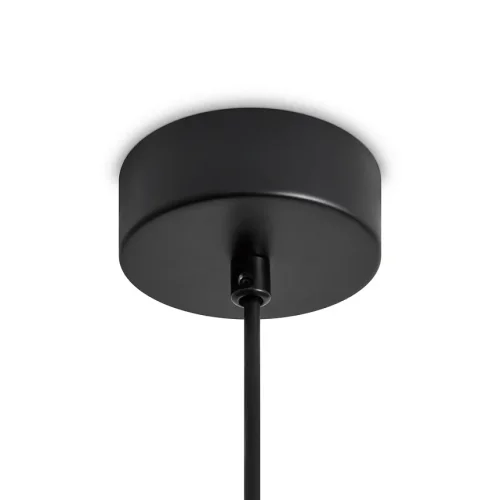 Светильник подвесной LED Tower FR5537PL-L6B Freya дымчатый на 1 лампу, основание чёрное в стиле современный фото 4