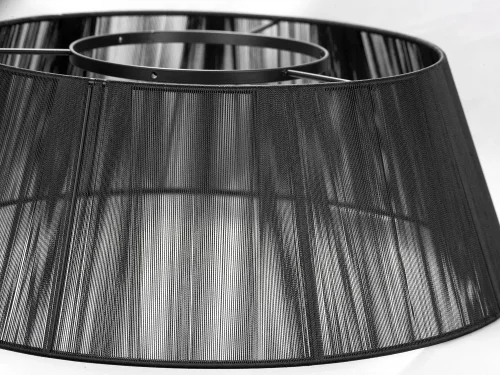 Настольная лампа Cameron LSP-0526 Lussole чёрная 1 лампа, основание чёрное металл в стиле современный  фото 2